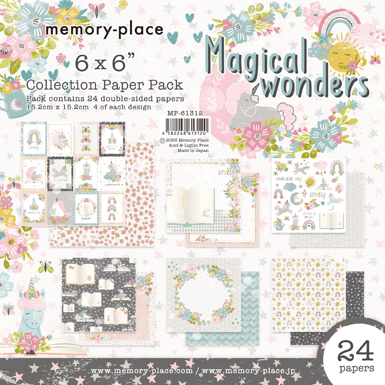 Magical Wonders Double-Sided Paper Pack 6"X6" 24/Pkg-Magical Wonders